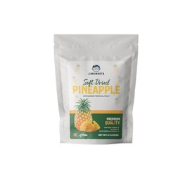 Jimsweets Soft Dried Pineapple, Vietnamese Tropical Fruit, Premium Quality, 8 Ounces