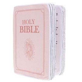 Vaguelly Bible Pillow Holy Bible Book Plush Faith Bible Throw Pillow The Bible Plush Toys Opens Funny Decorative Cushion Decorative Bed Pillow for Home Office Khaki