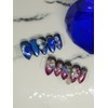 Romeo and Juliet handmade nail tips - Long nose pin