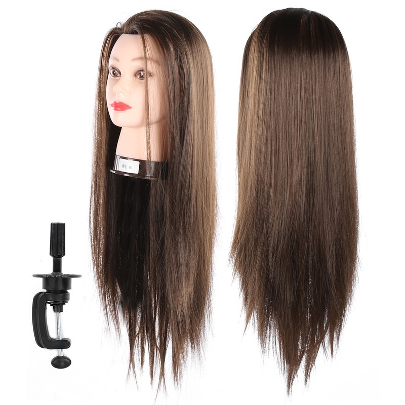 Professional Mannequin Head Hairdressing Training Head for Hair Styling Braiding