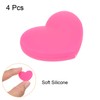 PATIKIL Tennis Vibration Dampener, 4 Pack Heart-Shaped Silicone Shock Absorber