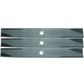 (3 Pack) Aftermarket Premium Replacement XHT Lawn Mower Deck Blade fits Arnold 490-110-0040 | 17-3/8" x 2-1/4" / 5 Point Star