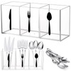 Suzile Acrylic Cutlery Storage Organizer Bin Silverware Caddy Countertop Knife