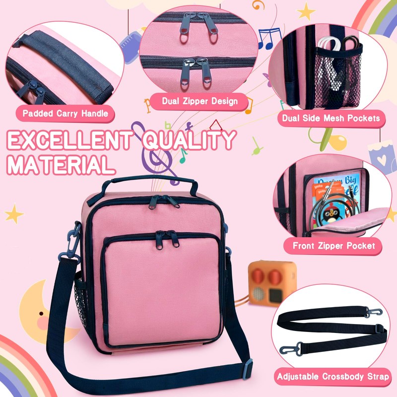 ORKELS Carrying Case Compatible with Yoto Mini(2024 Edition), Travel Storage