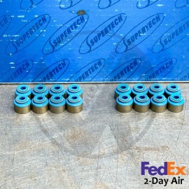 Supertech Valve Seals Honda Acura B16A B18C VTEC B-Series GSR Si (Exhaust Pair)