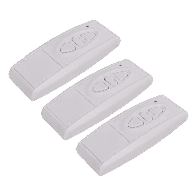 3PCS 433Mhz Garage Door Wireless Button Switch Garage Door Remote
