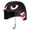 Helmet Umbrella Cartoon Pattern 10 Ribs UV Resistance Long Handle