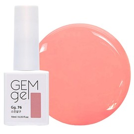 iBit Nail Art Gem Gel Color Gel Nail, 76 Skin Apricot, 10ml, 1 Piece / 아이빛 네일아트 젬젤 컬러 젤네일, 76스킨살구, 10ml, 1개