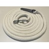 Pferdeseile_DE Ground Rope Cotton Natural 4.00 m Ground Lead Rope / Work Rope