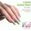 CANNI- Esmalte de uñas en gel verde lima pastel, 1