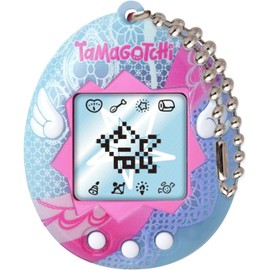 Tamagotchi original – Bandai – Angel Lace – Animaletto Virtuale Elettronico con Schermo LCD – Gioco Interattivo in italiano con Mini‑Giochi – Lacci Angelo – Giocattolo per Bambini 8+ – 46161
