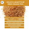 Dried Orange Peel 4 oz | Rich Citrus Aroma and