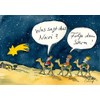 Pack of 3: Postcard A6 +++ Christmas by modern times +++ Follow the Star +++ Cartoon Concept© Gaymann, Peter