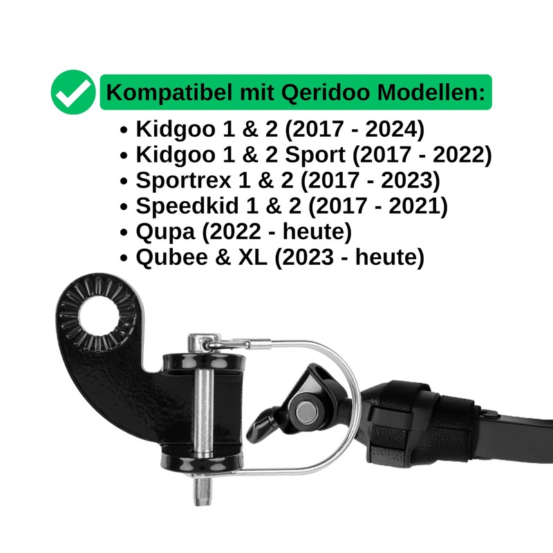Bike Trailer Coupling with Safety Cotter Pin - 2 Sets