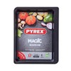 Pyrex 1452073 - Magic - Rectangular Metal Oven Dish, Black,