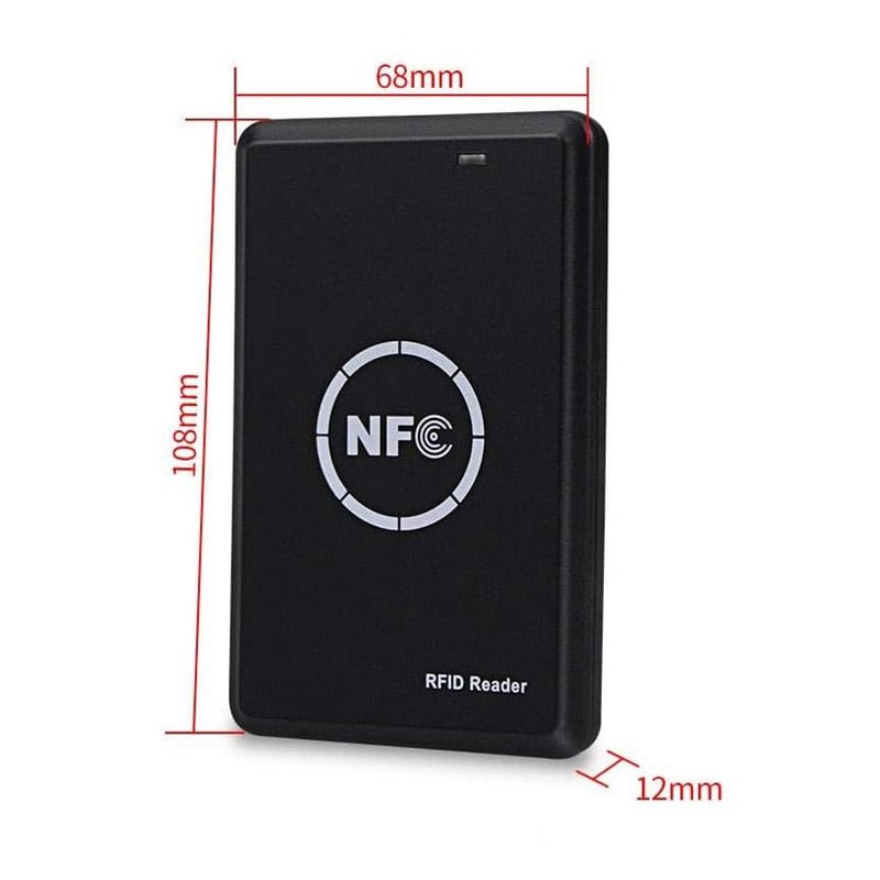 Godely RFID NFC Reader Writer,Handheld 125khz 13.56Khz Key fob Smart