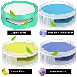 Anti Odour Neutralizer Cartridges for Shark, 4 Pack Long-Lasting Air Freshener Refill Replacements for Shark IZ400UKT/IZ400UK/ IZ420UKT/NZ860UKT/ NZ860UK/ AZ913UK/ AZ913UKT/ HZ3000UKT, (Mixed Scents)