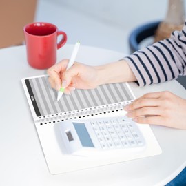 INKNOTE 2Pcs Accounting Ledger Book Simplified Expense Tracker Notebook for Small Businesses and Personal to Manage Money Deposits and Balance 8.27 X 5.9 Inch