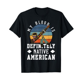 Pipe ceremonial prayer national headdress USA founding peace T-Shirt