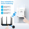 Internet Booster 4 Antennae AP Router Relay Mode Indicator Light