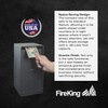 FireKing Mini Safe with Single Nose Lock, Lock Box for