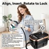 Steam Cleaner, 2500W Portable Handheld Steamer for Cleaning, Large Capacity