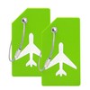 Silicone Luggage Tag with Name ID Card Perfect to Quickly