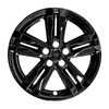 MotorUp America Set of 4 18 inch Gloss Black ABS