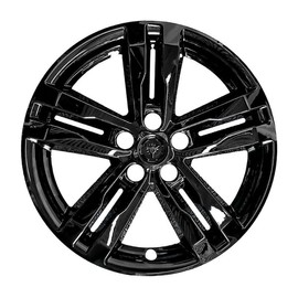 MotorUp America Set of 4 18 inch Gloss Black ABS Wheel Skins Compatible with 2020-2024 Ford Explorer Impostors for 10266 Wheel Series