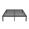 VECELO 14.2" Full Size Bed Frame Metal Platform/Mattress Foundation/No Box