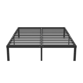 VECELO 14.2" Full Size Bed Frame Metal Platform/Mattress Foundation/No Box Spring Needed