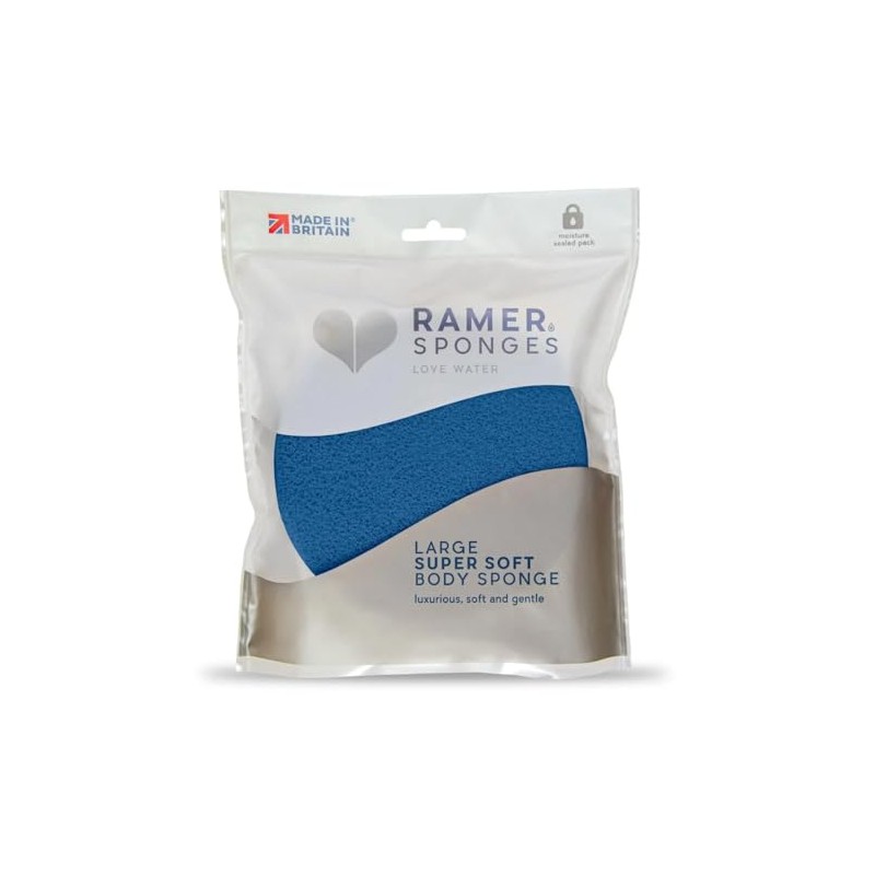 Ramer® Large Super Soft Body Sponge Midnight Blue