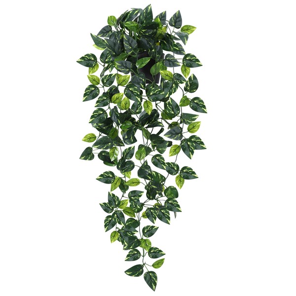1 Pack Hanging Plant 3.25ft Fake Potted Plants Fake Ivy Plant Faux Plant for Indoor Outdoor Shelf Wall Decor