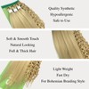 Blonde Braiding Hair for Boho Braids 4 Packs 26 Inch