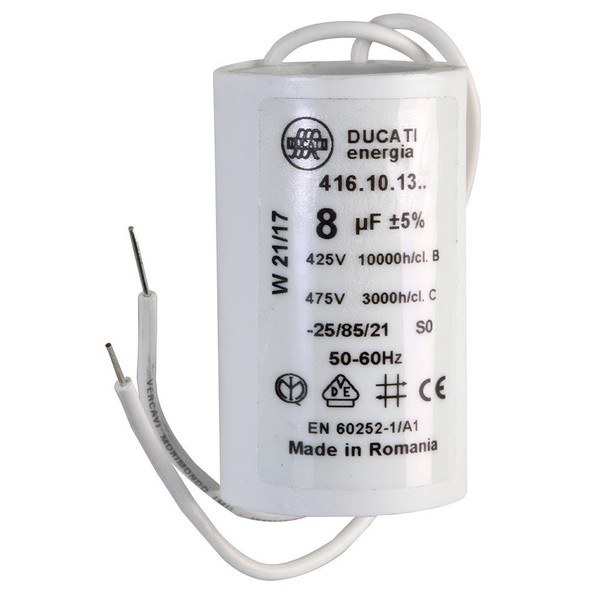 Motor running capacitor without bolts LDS 8UF // Motor running