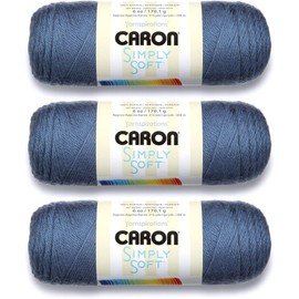 Caron Simply Soft Yarn Solids (3-Pack) Country Blue H97003-9710
