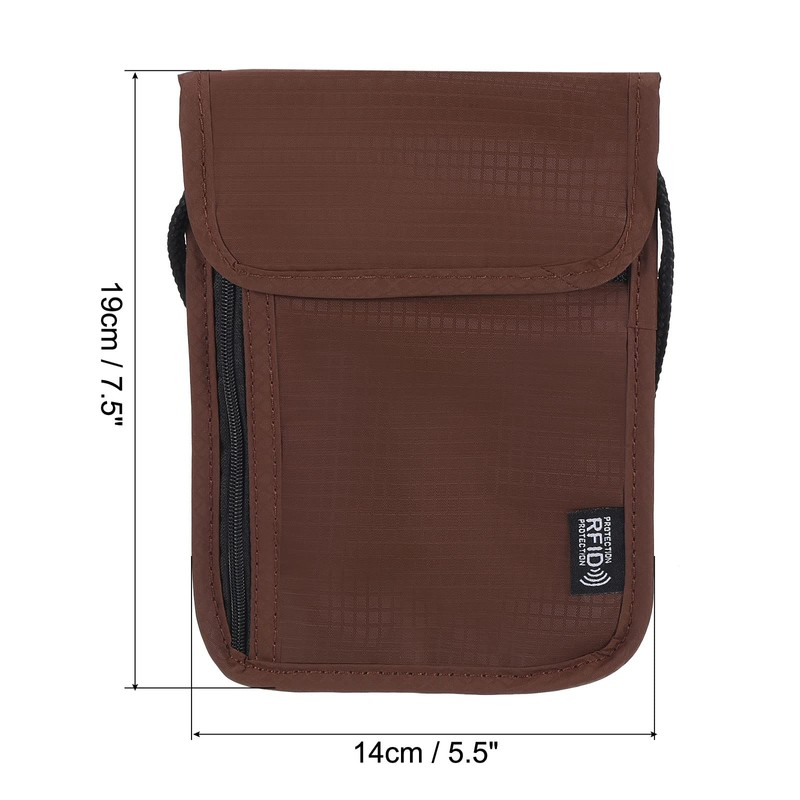 PATIKIL Neck Wallet, Passport Holder Neck Pouch RFID Blocking Waterproof
