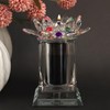 Contid Small Urns for Human,Cremation Keepsake Photo Urn Unique Rotatable