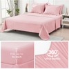 HYMOKEGE Pink Twin Comforter Set Seersucker 5 Pieces, All Season