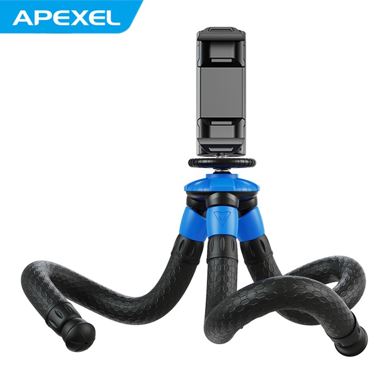 APEXEL APL-JJ07 Detachable Flexible Octopus Tripod Portable Mini Travel Mobile