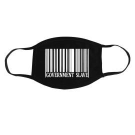 Chat Noir Government Slave Face Mask - Human Liberation Rights Anarchy Welfare Class War