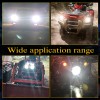 SJMYXCLW 4Pcs 5.75" 5-3/4 inch Round Headlights High Low Beam