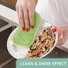 6 Pcs Kitchen Sponges & Cleaning Cloth Set, Reusable Multi-Purpose
