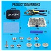 HAKKEN Heavy Duty Snap Fastener Tool Adjustable Snap Setter Tool