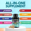 VITBOOST Elderberry Immune Support Supplement 8-in-1 Formula with Echinacea, Vitamin