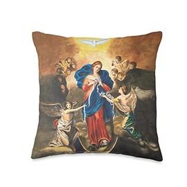 Our Lady Undoer of Knots, Mary Untier of Knots Throw Pillow