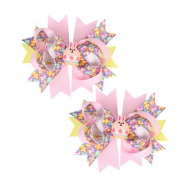 Easter Bunny Ears Hair Clips Glitter Easter Bunny Hair Clips Cute Rabbit Hair Barrettes Easter Hair Clips Hairpins Alligator Clips Hair Accessories.(FC4) (Type B)