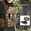 Tactical Airsoft Gear, MOLLE Vest Phone Holder,Universal Chest Phone Board