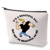 ZJXHPO 1996 Cartoon Inspired Cosmetic Bag TV Show Animation Makeup