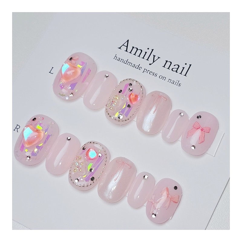Super Prism [Handmade Nail Tips] Emily Nail - Stiletto /